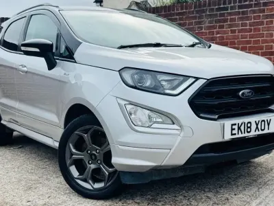 Used Ford Ecosport ST-Line 125 HP (91 kW) 2018 Silver SUV