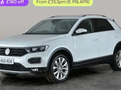 Used VW T-Roc SEL 116 HP (85 kW) 2018 White SUV