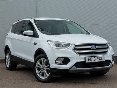 Begagnad Ford Kuga Titanium 120 HK (88 kW) 2018 Vit SUV