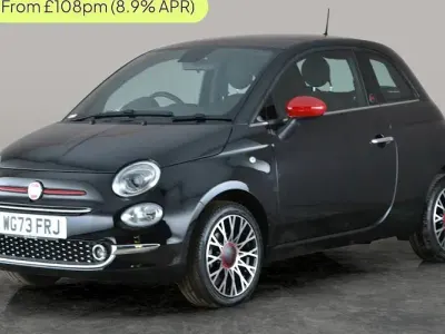 Used Fiat 500 Red 70 HP (51 kW) 2022 Black Hatchback