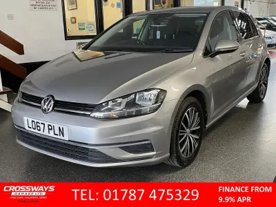 Used VW Golf VII SE 125 HP (91 kW) 2018 Silver Hatchback