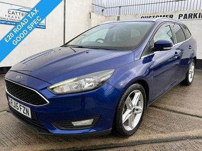 Used Ford Focus Zetec 120 HP (88 kW) 2015 Blue Estate