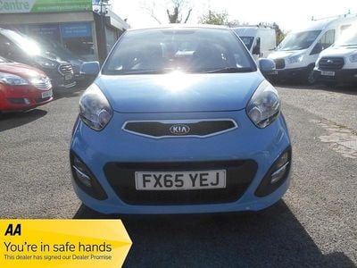 Used Kia Picanto 85 HP (62 kW) 2015 Blue Hatchback