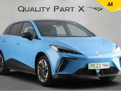 Used MG MG4 EV Trophy 150 kW (204 HP) 2023 Blue Hatchback