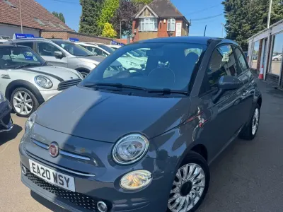 Używany Fiat 500 Lounge 70 KM (51 kW) 2020 Szary Hatchback
