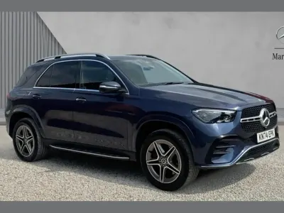Used Mercedes GLE400 AMG line 381 HP (280 kW) 2024 Blue SUV