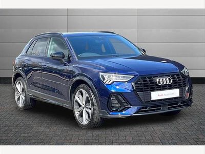 Used Audi Q3 Black Edition 150 HP (110 kW) 2022 Blue SUV