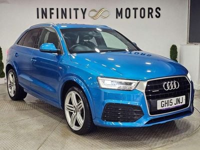 Used Audi Q3 S-line plus 184 HP (135 kW) 2015 Blue SUV