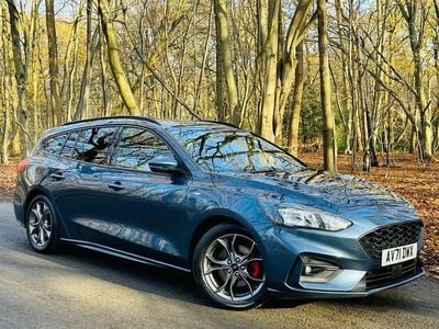 Blue Used 2021 Ford Focus ST-Line Estate | £9,489 (Good price)