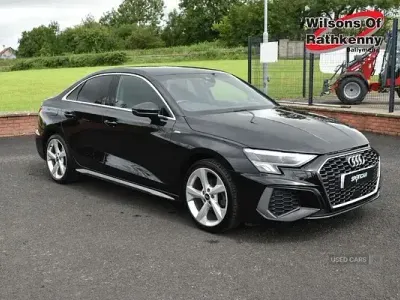Used Audi A3 S-Line 110 HP (80 kW) 2023 Black Sedan