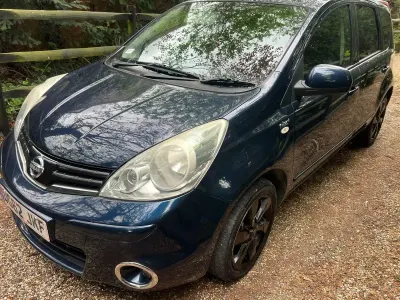 Begagnad Nissan Note N-TEC 110 HK (80 kW) 2012 Blå Halvkombi