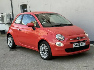 Used Fiat 500 Pop Star 69 HP (50 kW) 2016 Pink Hatchback