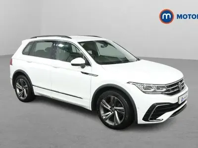 Begagnad VW Tiguan R-line Edition 150 HK (110 kW) 2023 Vit SUV