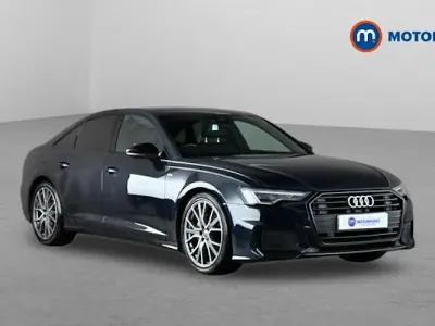 Used Audi A6 Black Edition 204 HP (150 kW) 2020 Blue Sedan