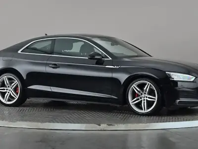 Used Audi A5 S-Line 150 HP (110 kW) 2019 Black Coupe