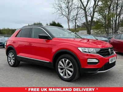 Used VW T-Roc Design 115 HP (84 kW) 2019 Red SUV