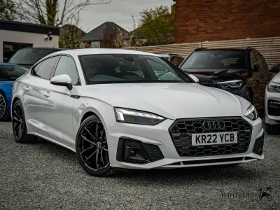 Used Audi A5 Sportback S-Line 163 HP (119 kW) 2022 White Hatchback