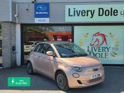 Used Fiat 500e Icon 86 kW (118 HP) 2021 Gold Hatchback