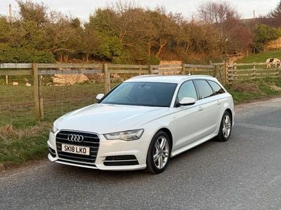 Used Audi A6 S-Line 190 HP (139 kW) 2018 White Estate