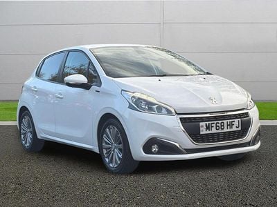 White Used 2018 Peugeot 208 Signature Sky Hatchback | £7,495 (A bit pricey)