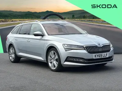 Used Skoda Superb SE L 150 HP (110 kW) 2019 Silver Estate
