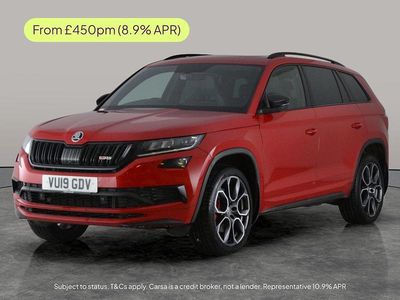 Used Skoda Kodiaq vRS 239 HP (175 kW) 2019 Red SUV