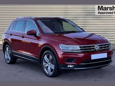 Używany VW Tiguan SEL 240 KM (176 kW) 2018 Czerwony SUV