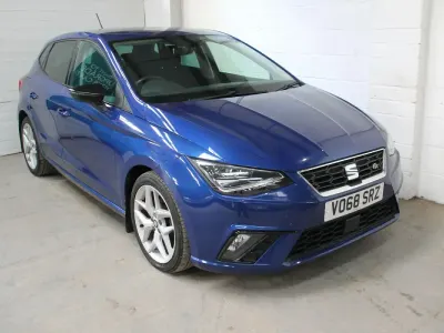 Used Seat Ibiza FR 95 HP (69 kW) 2018 Blue Hatchback