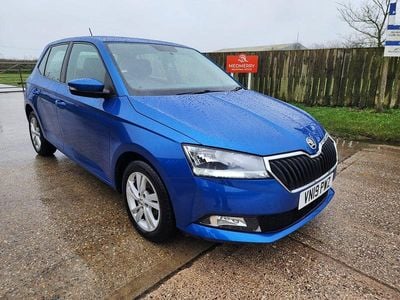 Blue Used 2019 Skoda Fabia SE Hatchback | £8,995 (Fair price)