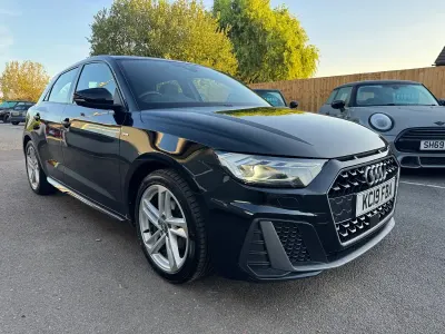 Used Audi A1 Sportback S-Line 116 HP (85 kW) 2019 Black Hatchback