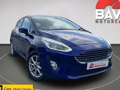 Used Ford Fiesta Zetec 100 HP (73 kW) 2017 Blue Hatchback