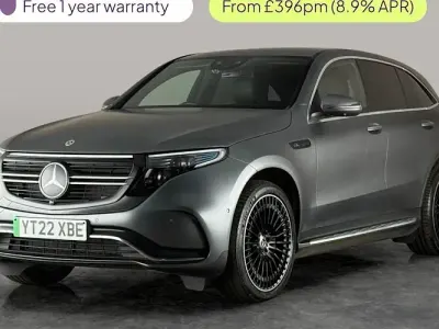 Used Mercedes EQC400 AMG line 300 kW (408 HP) 2022 Grey SUV