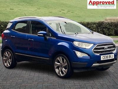 Used Ford Ecosport Titanium 125 HP (91 kW) 2018 Blue SUV