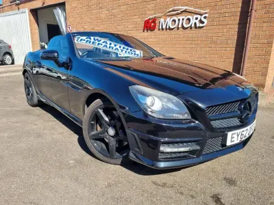 Begagnad Mercedes SLK200 AMG 184 HK (135 kW) 2012 Svart Cab