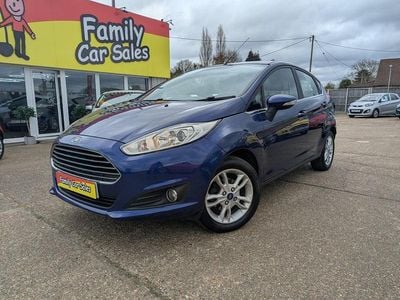 Used Ford Fiesta Zetec 2014 Blue Hatchback