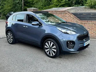 Used Kia Sportage 115 HP (84 kW) 2018 Blue SUV