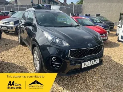 Used Kia Sportage 115 HP (84 kW) 2017 Black SUV