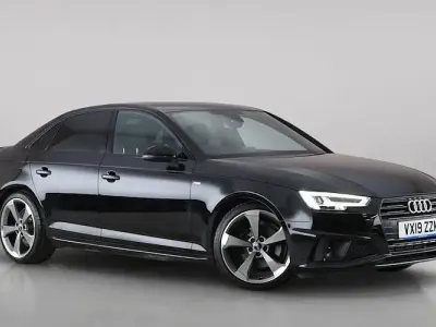 Used Audi A4 Black Edition 150 HP (110 kW) 2019 Black Sedan