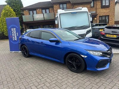 Blue Used 2018 Honda Civic SE Hatchback | £8,995 (Fair price)