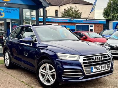 Blue Used 2017 Audi Q5 S-Line SUV | £17,980 (Fair price)