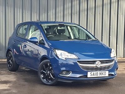 Used Vauxhall Corsa SRi 75 HP (55 kW) 2018 Blue Hatchback