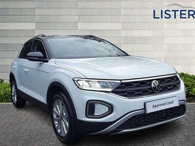 New VW T-Roc Match 2025 Pure white SUV