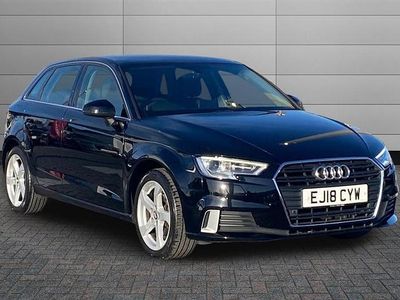 Used Audi A3 Sport 150 HP (110 kW) 2018 Black Sedan