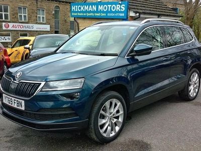 Used Skoda Karoq SE L 115 HP (84 kW) 2019 Blue SUV