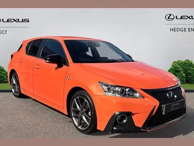 Used Lexus CT200h Sport Line 134 HP (98 kW) 2018 Orange Hatchback