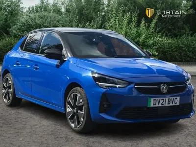 Used Vauxhall Corsa-e SRi 100 kW (136 HP) 2021 Blue Hatchback