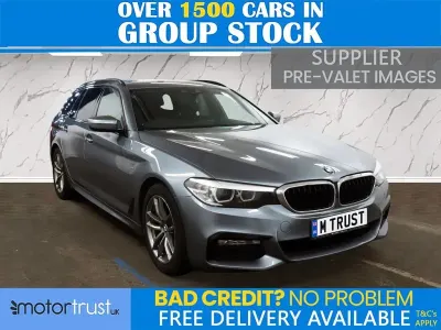 Used BMW 520 M Sport 184 HP (135 kW) 2018 Blue Estate