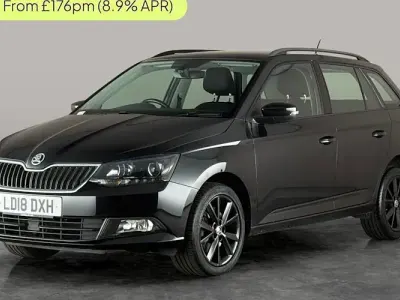 Usado Skoda Fabia SE L 110 HP (80 kW) 2018 Preto Carrinha