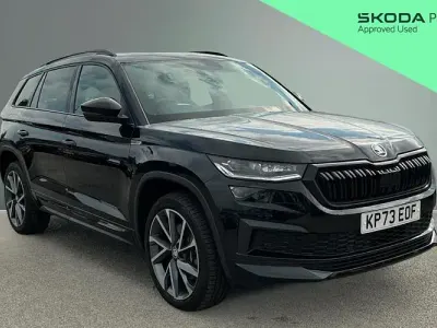 Used Skoda Kodiaq SportLine 150 HP (110 kW) 2023 Black SUV