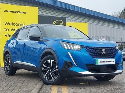 Used Peugeot e-2008 GTi 100 kW (136 HP) 2023 Blue SUV